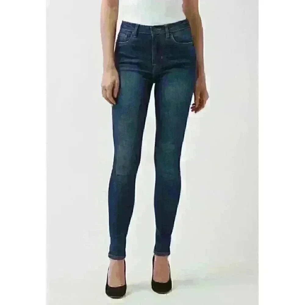 Buffalo Women's 31 Ivy High Rise Azure Dark Blue Jeans NWT $99 - Picture 4 of 4